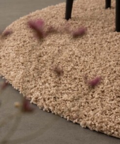 Round thick rug - Shaggy Trend beige - sfeer, thumbnail