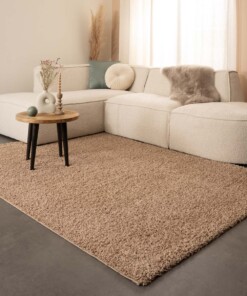 Thick rug - Shaggy Trend beige - sfeer