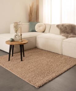 Square thick rug - Shaggy Trend beige - sfeer, thumbnail