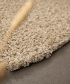 Round thick rug - Shaggy Trend champagne - sfeer