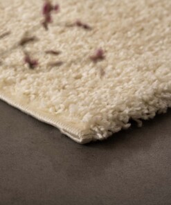 Thick rug - Shaggy Trend cream - close up, thumbnail