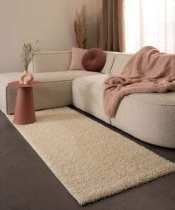 Runner rug thick - Shaggy Trend cream - sfeer