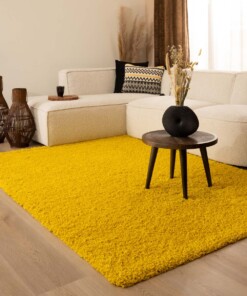 Thick rug - Shaggy Trend yellow - sfeer, thumbnail