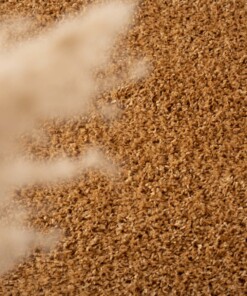 Runner rug thick - Shaggy Trend gold - close up, thumbnail