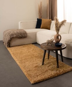 Runner rug thick - Shaggy Trend gold - sfeer