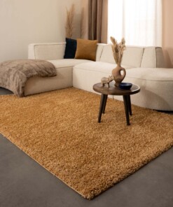 Thick rug - Shaggy Trend gold - sfeer