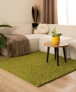 Square thick rug - Shaggy Trend green - sfeer, thumbnail