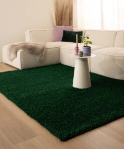 Thick rug - Shaggy Trend jade - sfeer