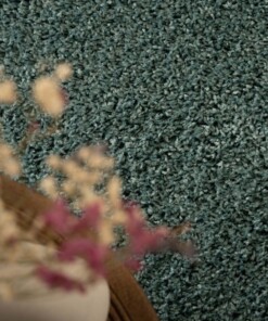 Thick rug - Shaggy Trend light blue - close up, thumbnail
