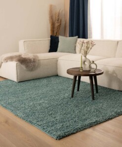 Thick rug - Shaggy Trend light blue - sfeer