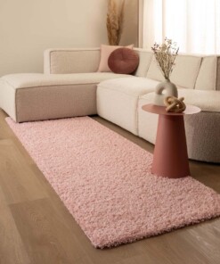 Runner rug thick - Shaggy Trend light pink - sfeer