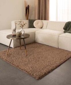 Square thick rug - Shaggy Trend mocha - sfeer, thumbnail