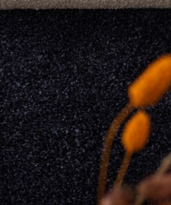 Thick rug - Shaggy Trend navy blue - close up, thumbnail