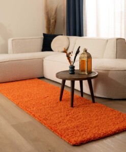 Runner rug thick - Shaggy Trend orange - sfeer, thumbnail
