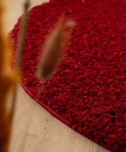 Round thick rug - Shaggy Trend red - sfeer, thumbnail
