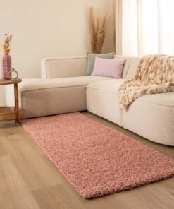 Runner rug thick - Shaggy Trend pink - sfeer