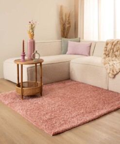 Square thick rug - Shaggy Trend pink - sfeer, thumbnail