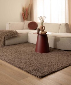 Thick rug - Shaggy Trend taupe - sfeer, thumbnail