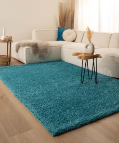 Thick rug - Shaggy Trend turquoise - sfeer