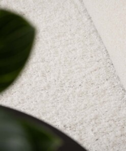Runner rug thick - Shaggy Trend white - close up, thumbnail