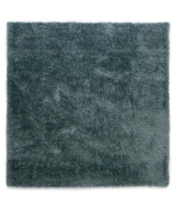 Square velvet rug - Posh blue - overzicht