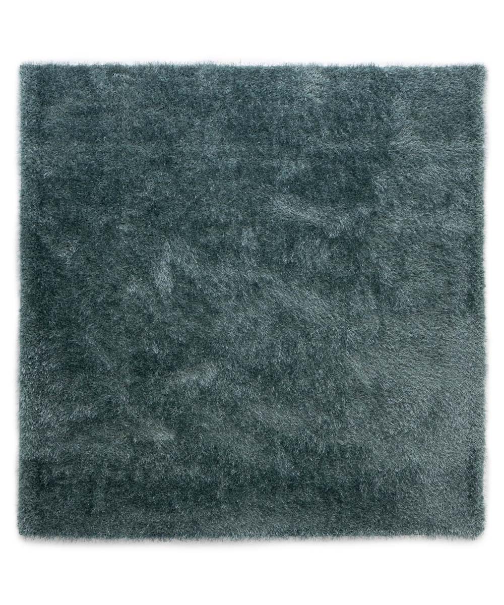 Square velvet rug - Posh blue - overzicht Square velvet rug - Posh blue - overzicht