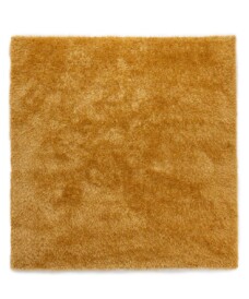Square velvet rug - Posh gold - overzicht, thumbnail