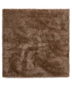 Square velvet rug - Posh brown - overzicht, thumbnail