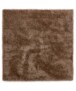 Square velvet rug - Posh brown - overzicht, thumbnail