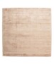 Square viscose rug - Glamour beige - overzicht, thumbnail