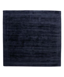 Square viscose rug - Glamour navy blue - overzicht, thumbnail