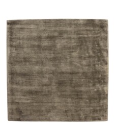 Square viscose rug - Glamour olive green - overzicht, thumbnail