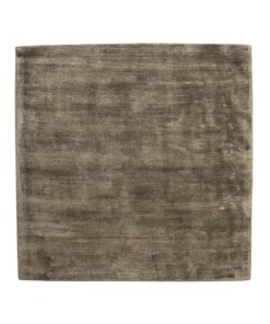 Square viscose rug - Glamour olive green - overzicht, thumbnail
