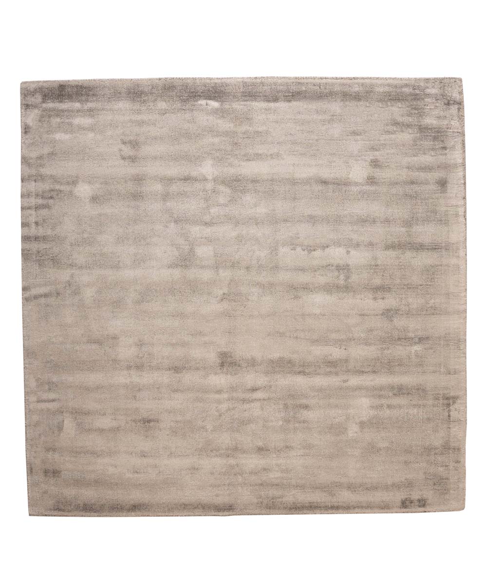 Square viscose rug - Glamour silver - overzicht, thumbnail