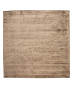 Square viscose rug - Glamour brown - overzicht, thumbnail