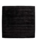 Square viscose rug - Glamour black - overzicht, thumbnail