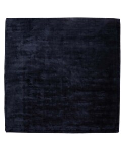 Square viscose rug - Pearl navy blue - overzicht, thumbnail