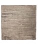Square viscose rug - Pearl silver - overzicht, thumbnail