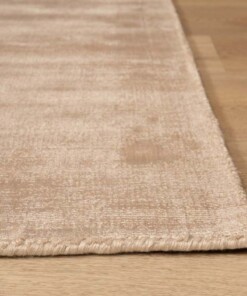 Viscose rug - Glamour beige - close up, thumbnail