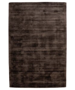 Viscose rug - Glamour dark brown - overzicht