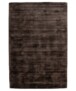 Viscose rug - Glamour dark brown - overzicht, thumbnail