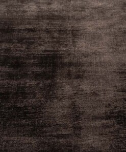 Viscose rug - Glamour dark brown - close up