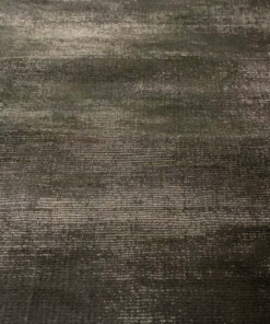 Oval viscose rug - Glamour olive green - close up