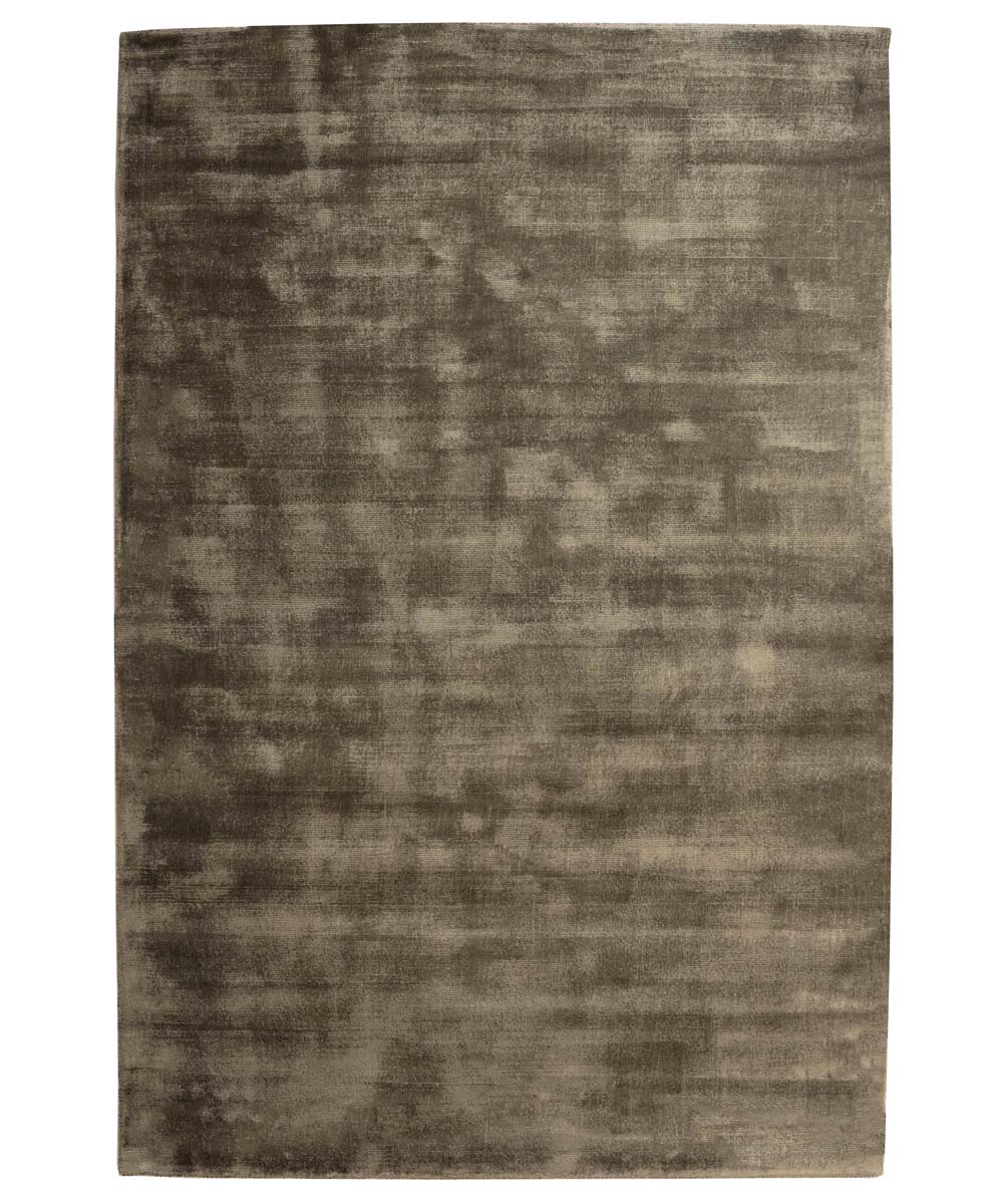 Viscose rug - Glamour olive green - overzicht, thumbnail
