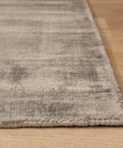 Square viscose rug - Glamour silver - close up, thumbnail Square viscose rug - Glamour silver - close up, thumbnail