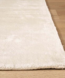 Viscose rug - Glamour white - close up, thumbnail