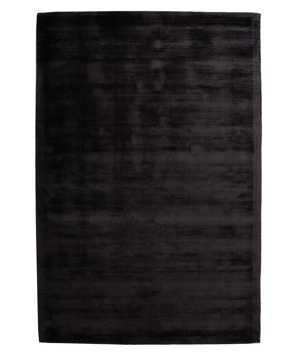 Viscose rug - Glamour black - overzicht, thumbnail