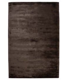 Viscose rug - Pearl dark brown - overzicht, thumbnail