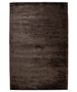 Viscose rug - Pearl dark brown - overzicht