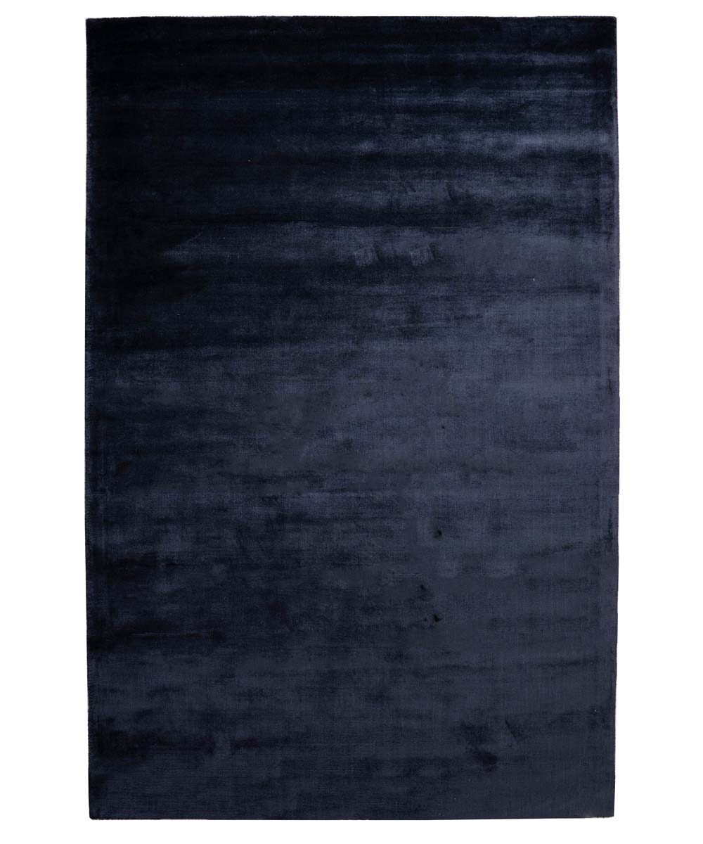 Viscose rug - Pearl navy blue - overzicht, thumbnail